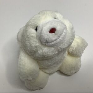 Vintage Gund Snuffles White Polar Bear Plush Stuffed Animal 1980 Rare 7” Lovey